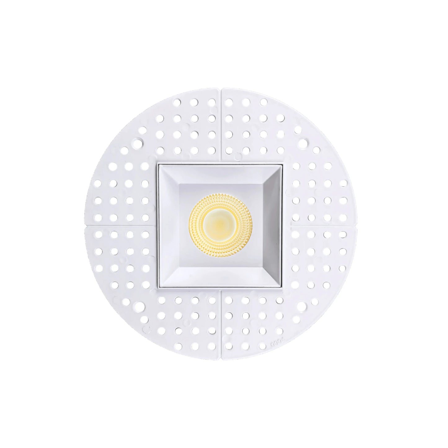 P-7142 3.5 inch Trimless Square White HO 18-30W, 1700-2700 Lumens 5CCT Recessed Light