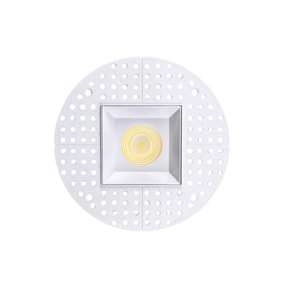 P-7142 3.5 inch Trimless Square White HO 18-30W, 1700-2700 Lumens 5CCT Recessed Light