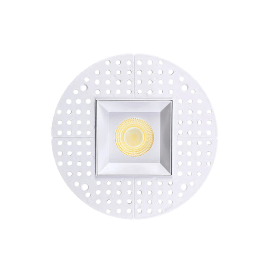 P-7142 3.5 inch Trimless Square White HO 18-30W, 1700-2700 Lumens 5CCT Recessed Light