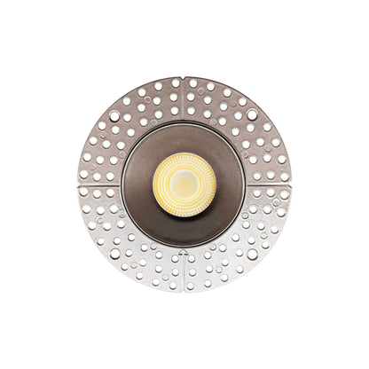 P-7147 3.5 inch Trimless Round Bronze HO 18-30W, 1700-2700 Lumens 5CCT Recessed Light