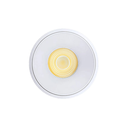 P-7152 3.5 inch Millwork Trimless Round White HO 18-30W, 1700-2700 Lumens 5CCT Recessed Light