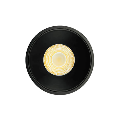 P-7153 3.5 Inch Millwork Trimless Round Black HO 18-30W, 1700-2700 Lumens 5CCT Recessed Light