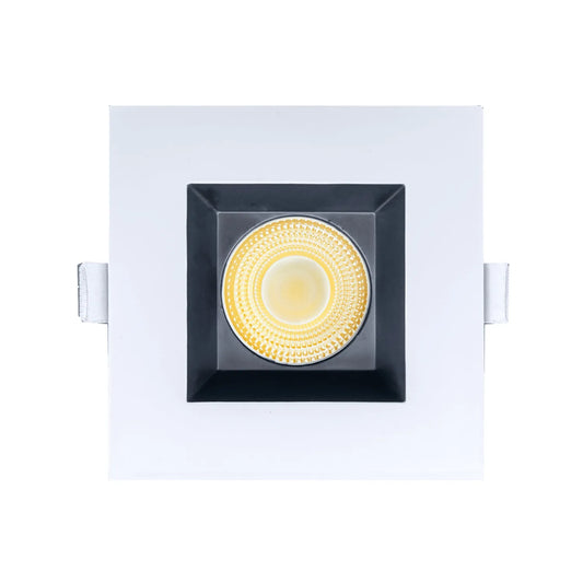 P-7162 3.5 Inch Square Two-Tone HO 18-30W, 1700-2700 Lumens 5CCT Recessed Light
