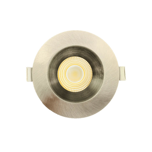 P-7165 3.5 Inch Round Brushed Nickel HO 18-30W, 1700-2700 Lumens 5CCT Recessed Light