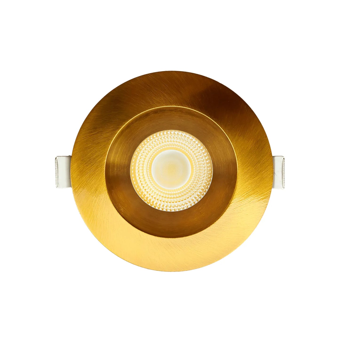 P-7167 3.5 Inch Round Brushed Brass HO 18-30W, 1700-2700 Lumens 5CCT Recessed Light