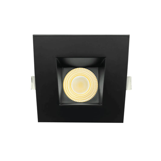 P-7174 3.5 Inch Square Wall-Wash Black HO 18-30W, 1700-2700 Lumens 5CCT Recessed Light