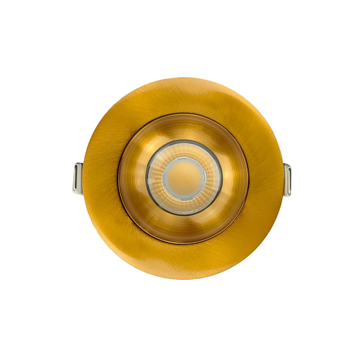 P-7185 3 Inch Round Brushed Brass HO 15W, 1400 Lumens 5CCT Gimbal Light