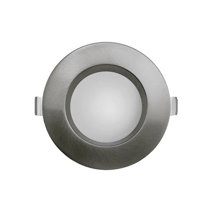 P-7208 4 Inch Round Brushed Nickel 15W, 1400 Lumens, 5CCT Slim Light