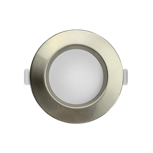 P-7213 5 Inch Round Brushed Nickel 23W, 1800 Lumens, 5CCT Slim Light