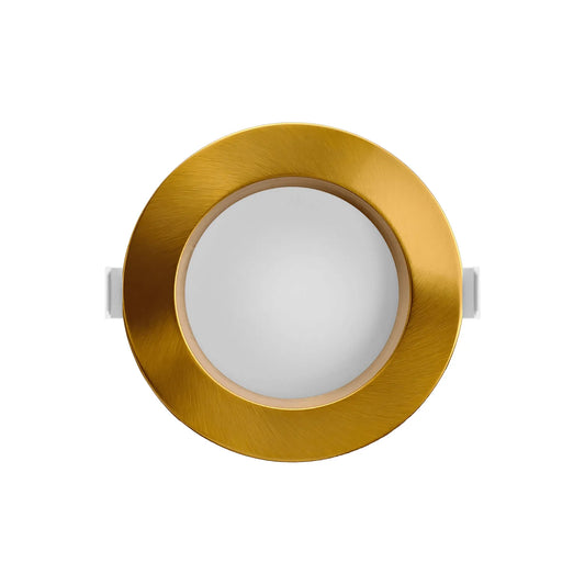 P-7219 6 Inch Round Brushed Brass 10/18/28W, 950/1750/2700 Lumens, 5CCT Slim Light