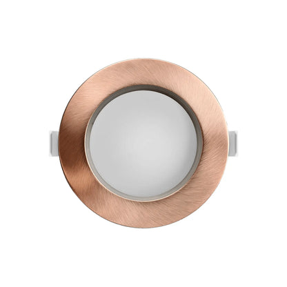 P-7220 6 Inch Round Brushed Copper 10/18/28W, 950/1750/2700 Lumens, 5CCT Slim Light