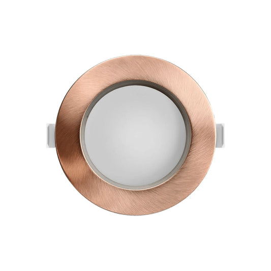 P-7220 6 Inch Round Brushed Copper 10/18/28W, 950/1750/2700 Lumens, 5CCT Slim Light