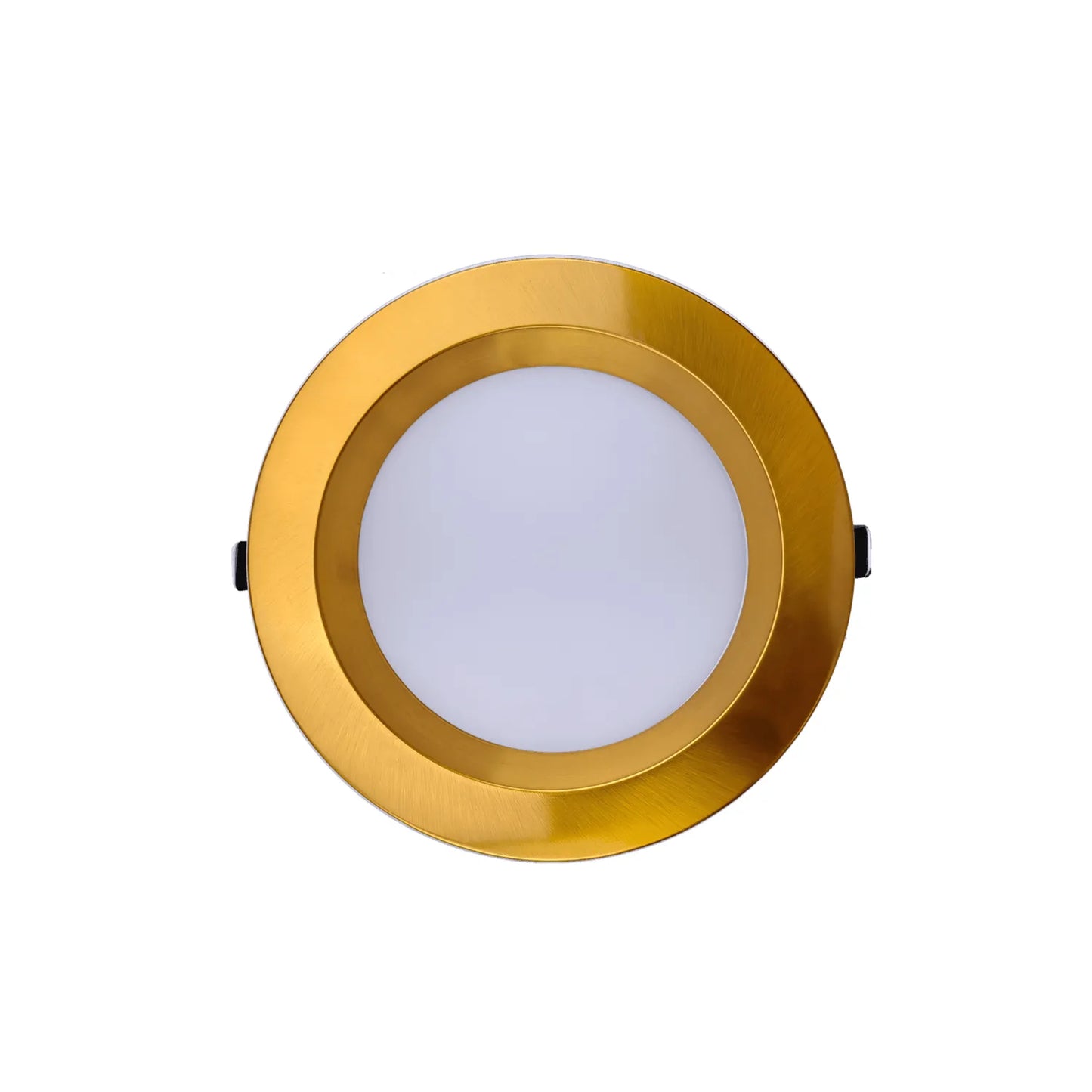 P-7224 8 Inch Round Brushed Brass 50/80W, 5000/8000 Lumens, 5CCT Slim Light