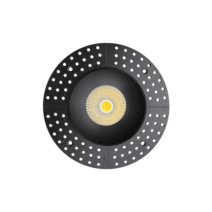 P-7230 5 Inch Trimless Round Black 23-50W, 2200-5000 Lumens, 5CCT Recessed Light