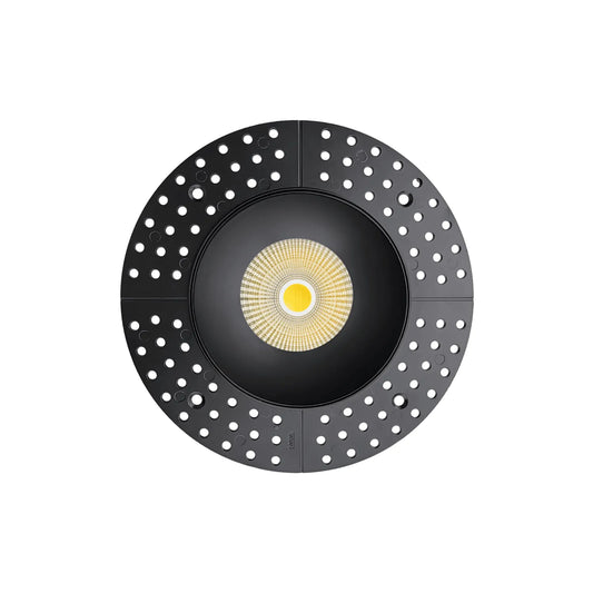 P-7230 5 Inch Trimless Round Black 23-50W, 2200-5000 Lumens, 5CCT Recessed Light