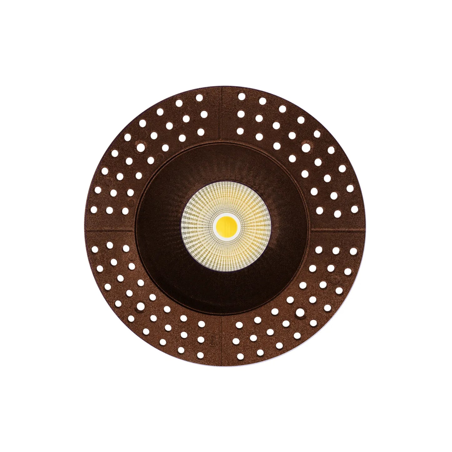 P-7231 5 Inch Trimless Round Bronze 23-50W, 2200-5000 Lumens, 5CCT Recessed Light