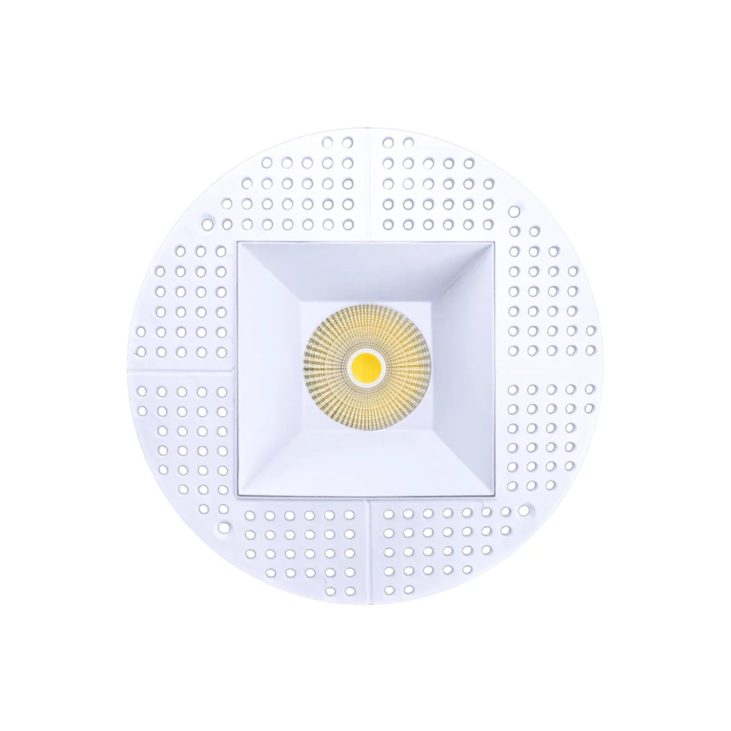 P-7235 5 Inch Trimless Square White 23-50W, 2200-5000 Lumens, 5CCT Recessed Light