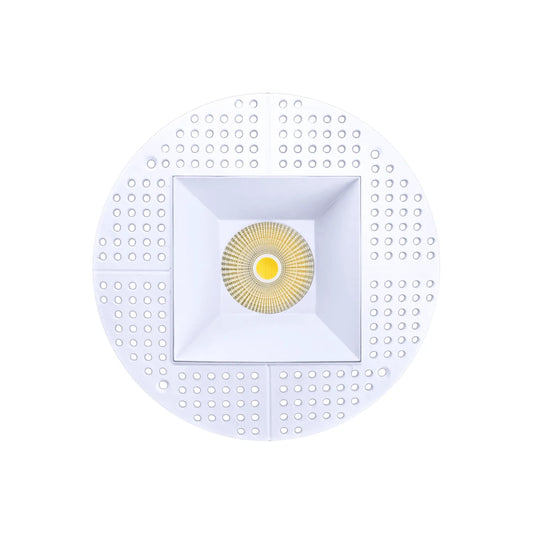 P-7235 5 Inch Trimless Square White 23-50W, 2200-5000 Lumens, 5CCT Recessed Light