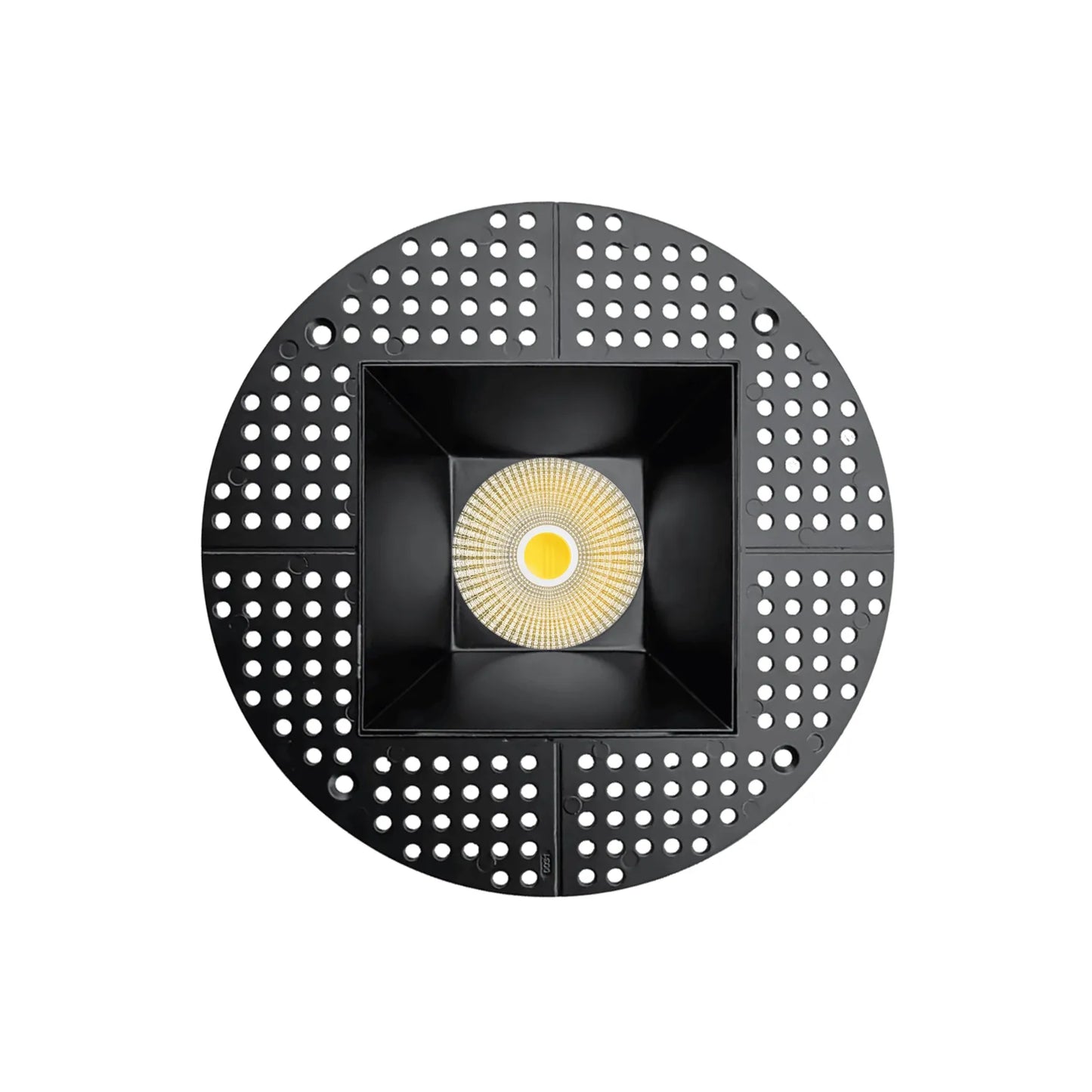 P-7236 5 Inch Trimless Square Black 23-50W, 2200-5000 Lumens, 5CCT Recessed Light