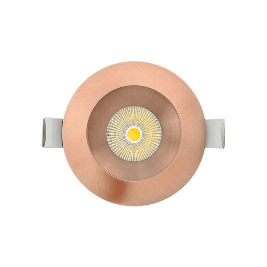 P-7246 5 Inch Round Brushed Copper 23-50W, 2200-5000 Lumens, 5CCT Recessed Light
