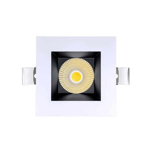 P-7250 5 Inch Square Two-Tone 23-50W, 2200-5000 Lumens, 5CCT Recessed Light