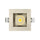 P-7252 5 Inch Square Brushed Nickel 23-50W, 2200-5000 Lumens, 5CCT Recessed Light