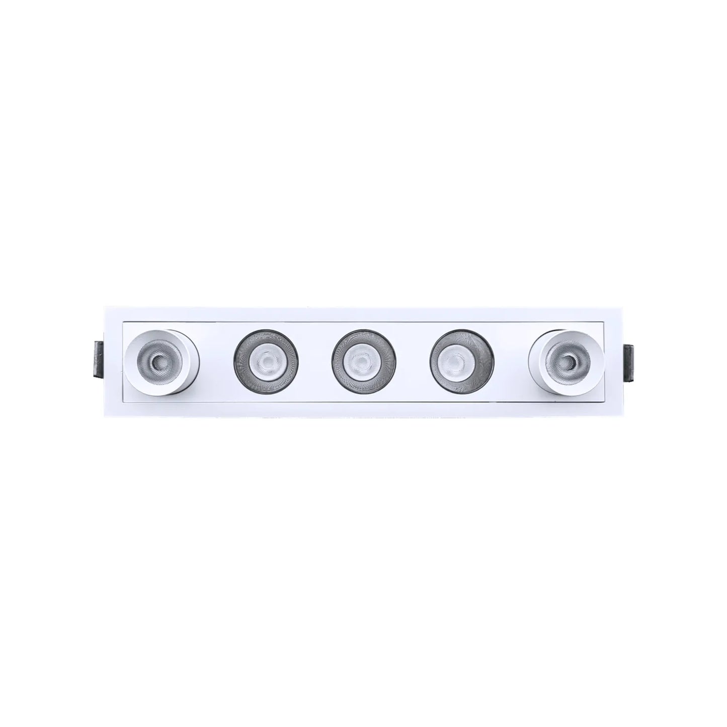 P-7265 2 Inch 5 Head Retractable White Finish, 15W, 1000 Lumens, 5CCT Recessed Light