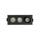 P-7266 2 Inch 3 Head Retractable Black Finish, 9W, 600 Lumens, 5CCT Recessed Light
