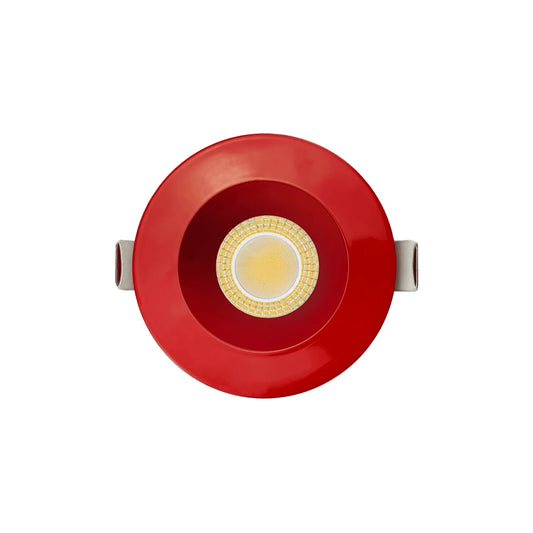 P-7272 3 Inch Round Red Finish, 9W, 850 Lumens, 5CCT Recessed Light