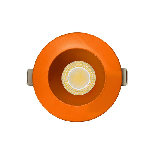 P-7273 3 Inch Round Orange Finish, 9W, 850 Lumens, 5CCT Recessed Light