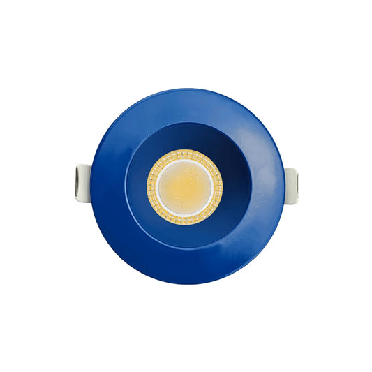 P-7276 3 Inch Round Blue Finish, 9W, 850 Lumens, 5CCT Recessed Light