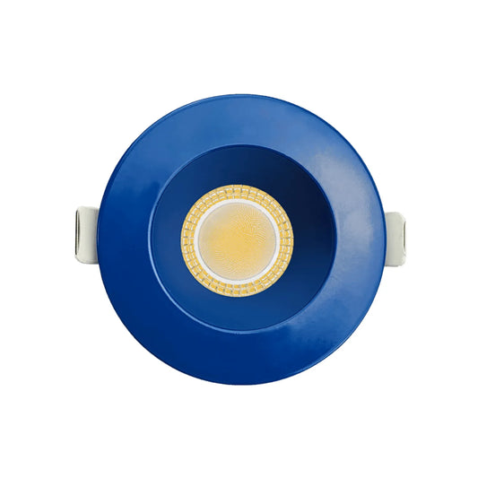 P-7282 3 Inch Round Blue Finish HO, 15W, 1400 Lumens, 5CCT Recessed Light