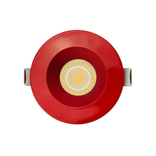 P-7284 3 Inch Round Red Finish HO, 24W, 2100 Lumens, Non-IC, 5CCT Recessed Light