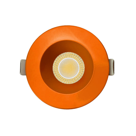 P-7285 3 Inch Round Orange Finish HO, 24W, 2100 Lumens, Non-IC, 5CCT Recessed Light