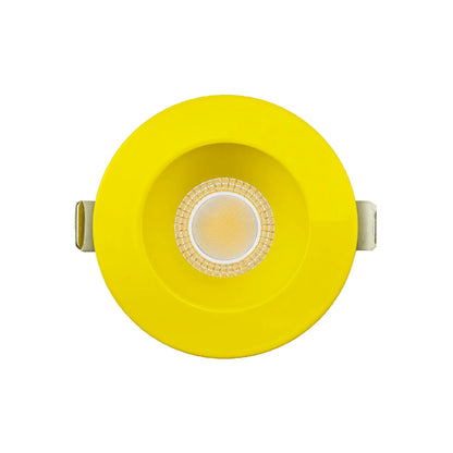 P-7286 3 Inch Round Yellow Finish HO, 24W, 2100 Lumens, Non-IC, 5CCT Recessed Light