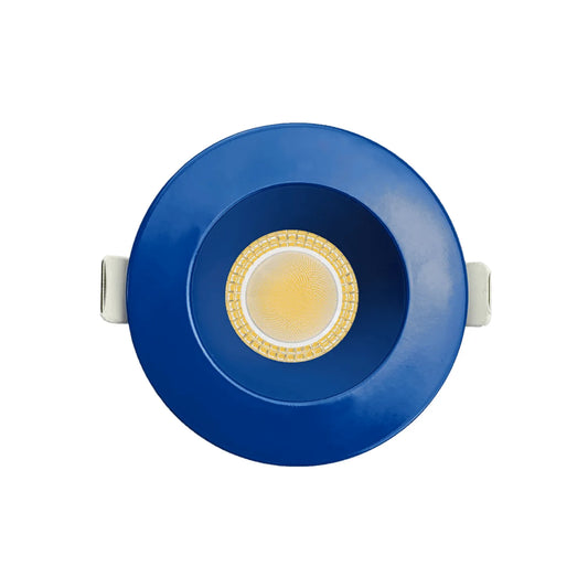 P-7288 3 Inch Round Blue Finish HO, 24W, 2100 Lumens, Non-IC, 5CCT Recessed Light