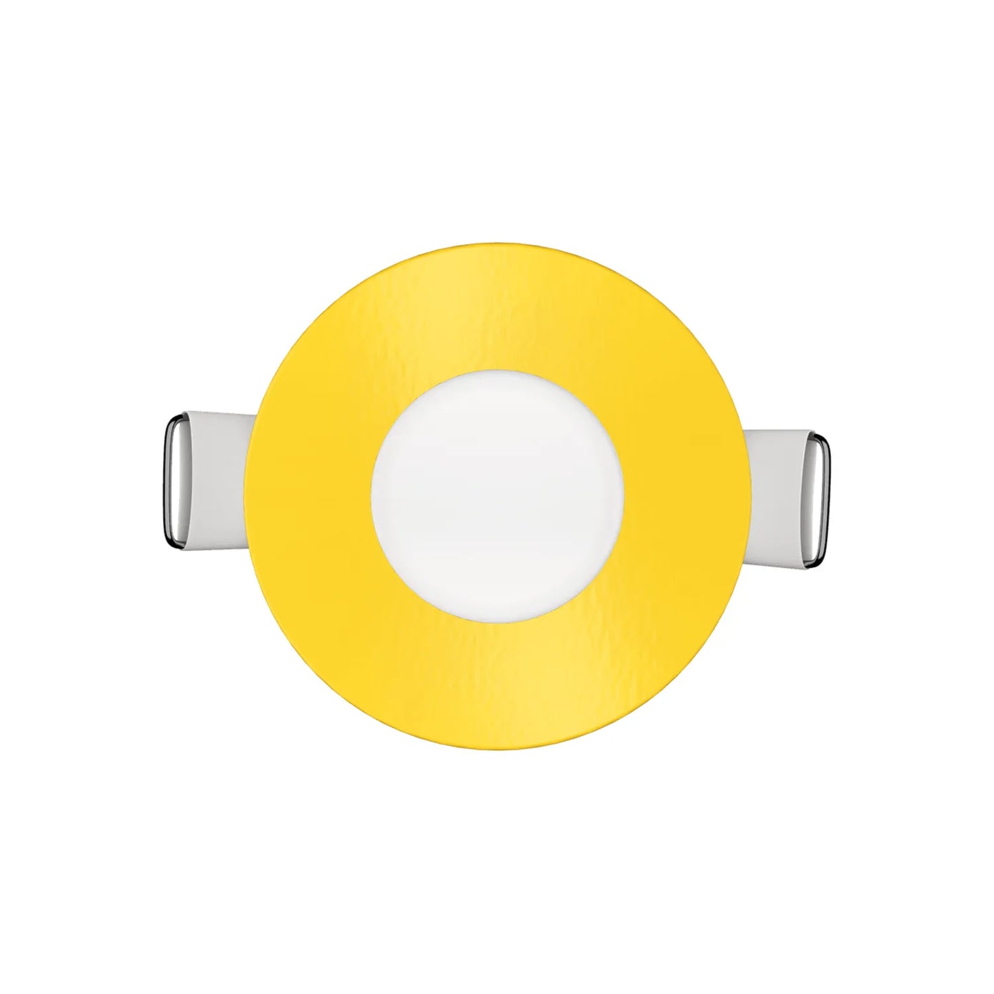 P-7292 2 Inch Round Yellow Finish, 5W, 300 Lumens, 5CCT Slim Light
