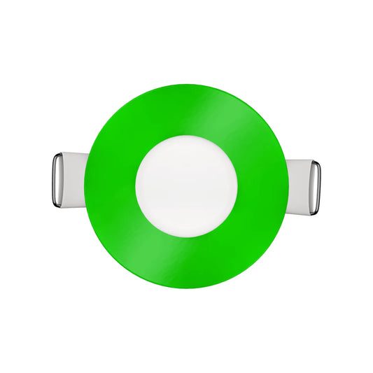 P-7293 2 Inch Round Green Finish, 5W, 300 Lumens, 5CCT Slim Light