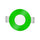 P-7293 2 Inch Round Green Finish, 5W, 300 Lumens, 5CCT Slim Light