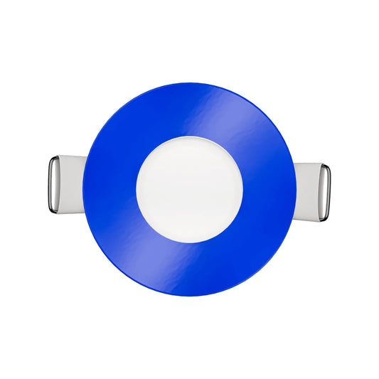 P-7294 2 Inch Round Blue Finish, 5W, 300 Lumens, 5CCT Slim Light