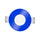 P-7294 2 Inch Round Blue Finish, 5W, 300 Lumens, 5CCT Slim Light