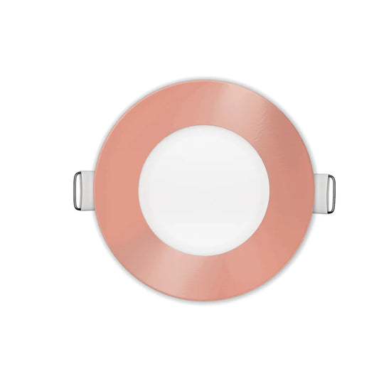 P-7301 3 Inch Round Rose Blush Finish, 8W, 600 Lumens, 5CCT Slim Light
