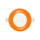 P-7303 4 Inch Round Orange Finish, 12W, 1000 Lumens, 5CCT Slim Light