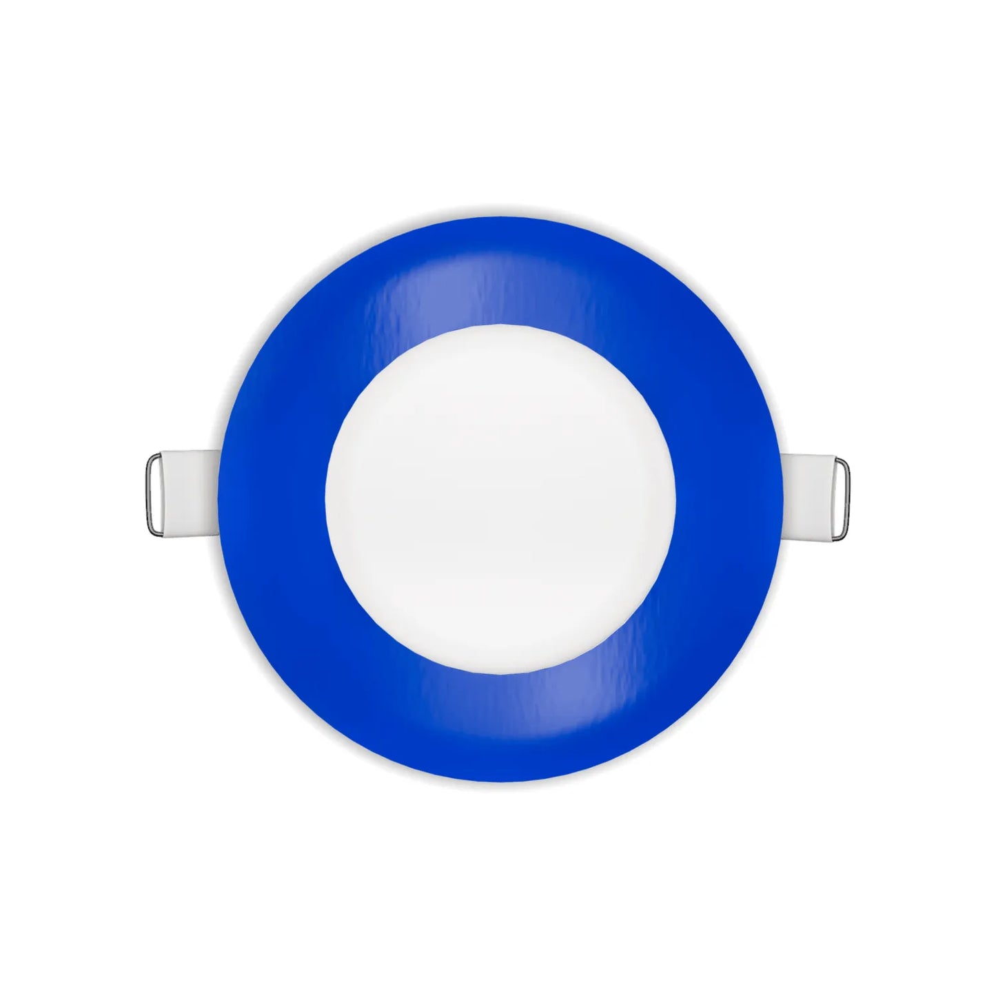 P-7306 4 Inch Round Blue Finish, 12W, 1000 Lumens, 5CCT Slim Light