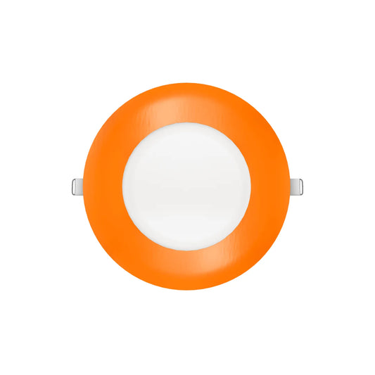 P-7309 5 Inch Round Orange Finish, 15W, 1350 Lumens, 5CCT Slim Light