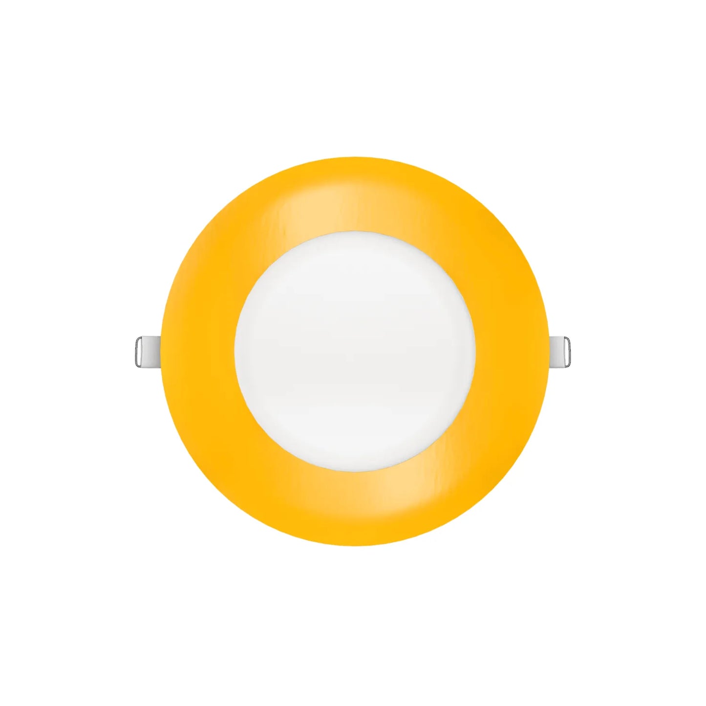 P-7310 5 Inch Round Yellow Finish, 15W, 1350 Lumens, 5CCT Slim Light