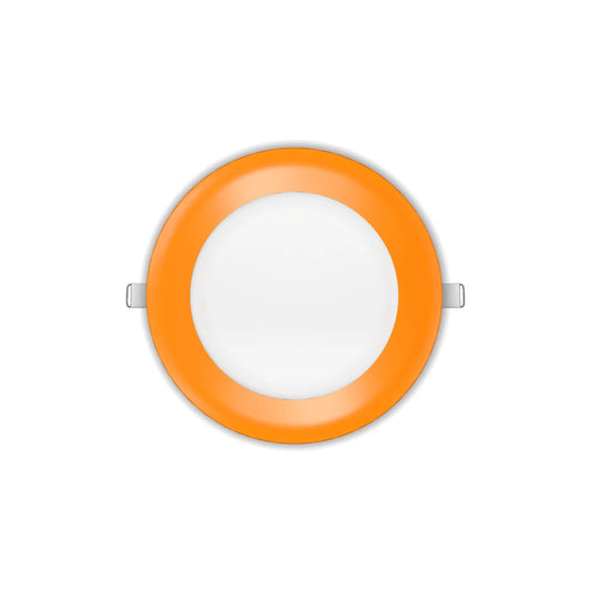 P-7315 6 Inch Round Orange Finish, 20W, 1800 Lumens, 5CCT Slim Light
