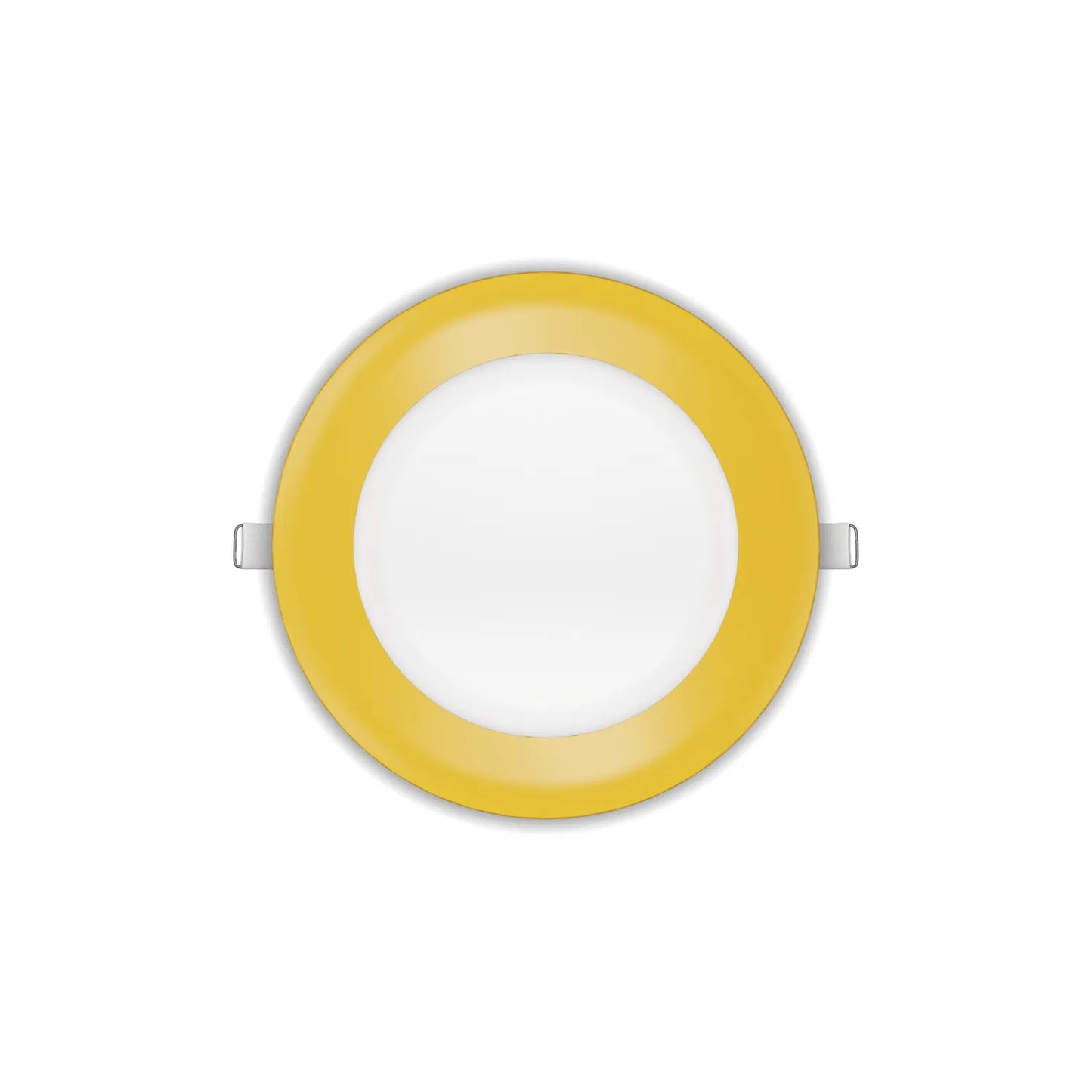 P-7316 6 Inch Round Yellow Finish, 20W, 1800 Lumens, 5CCT Slim Light