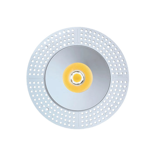 P-7321 6 Inch Trimless Round White, 40-82W, 3800-7200 Lumens, 5CCT Recessed Light