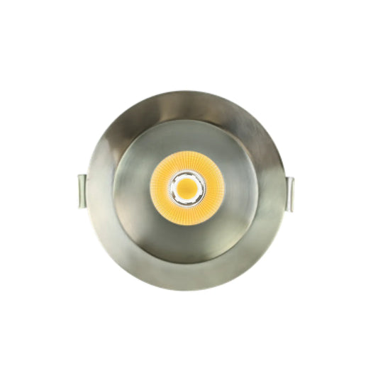 P-7328 6 Inch Round Brushed Nickel 40-82W, 3800-7200 Lumens, 5CCT Recessed Light